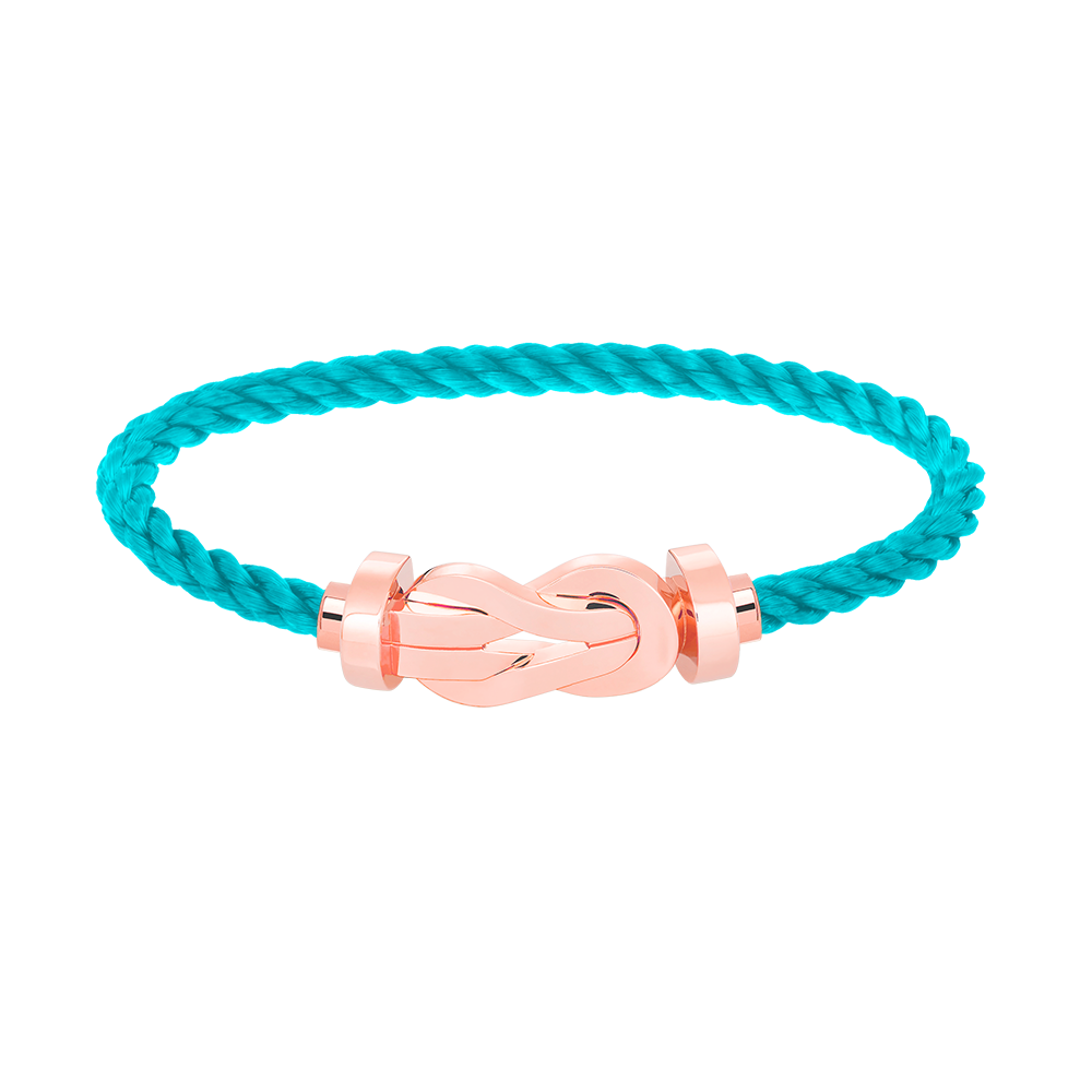 [Luxe Jewelry]CHANCE LARGE 8 FIGURE BUCKLE NO DIAMOND BRACELET ROSE GOLD
