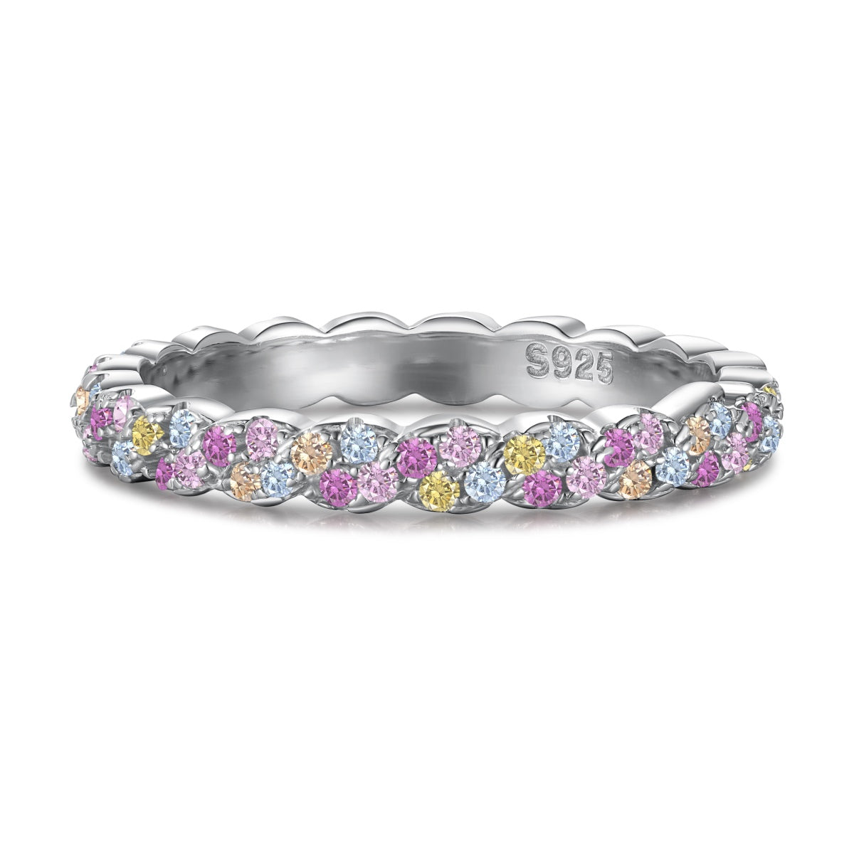 [Luxe Jewelry]Dainty Ebullient Round Cut Daily Ring