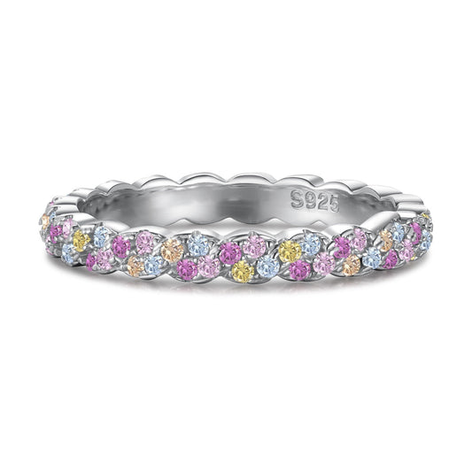[Luxe Jewelry]Dainty Ebullient Round Cut Daily Ring