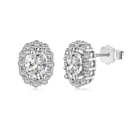 [Luxe Jewelry]Delicate Unique Oval Cut Daily Earrings