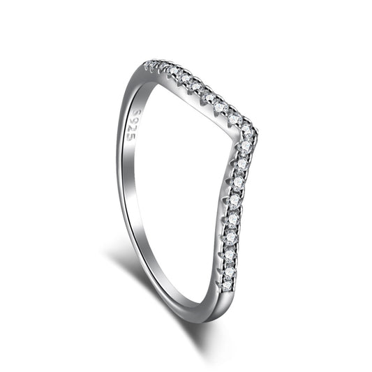 [Luxe Jewelry]Elaborate Tennis Band Ring