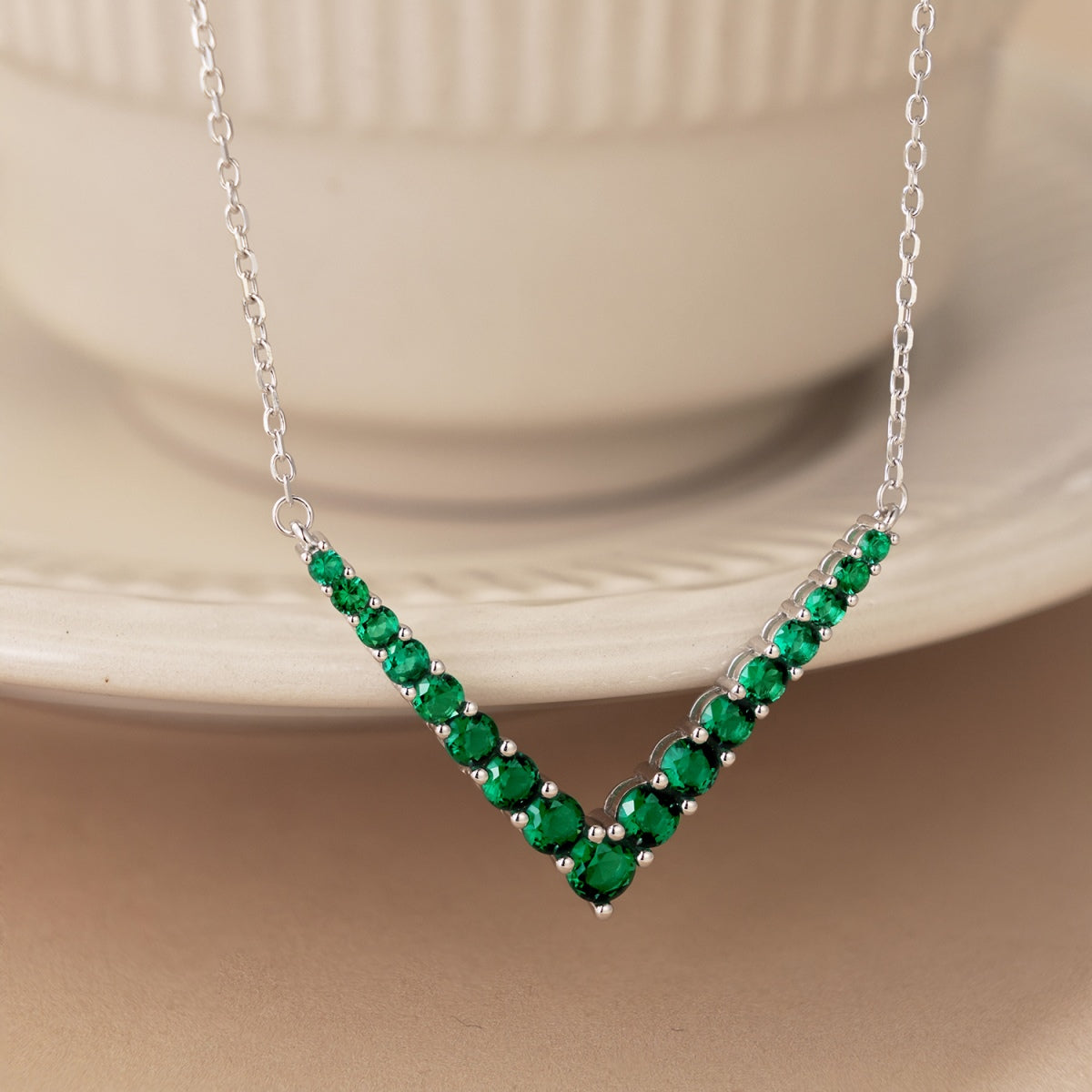 [Luxe Jewelry]Ornate Round Cut Necklace