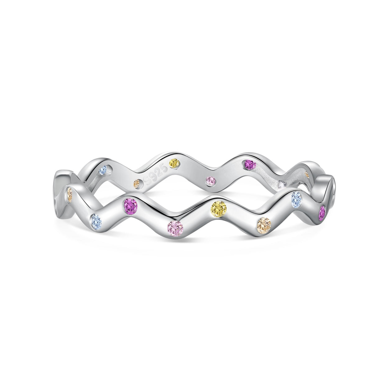 [Luxe Jewelry]Ornate Vibrant Round Cut Daily Ring