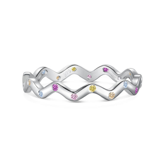 [Luxe Jewelry]Ornate Vibrant Round Cut Daily Ring