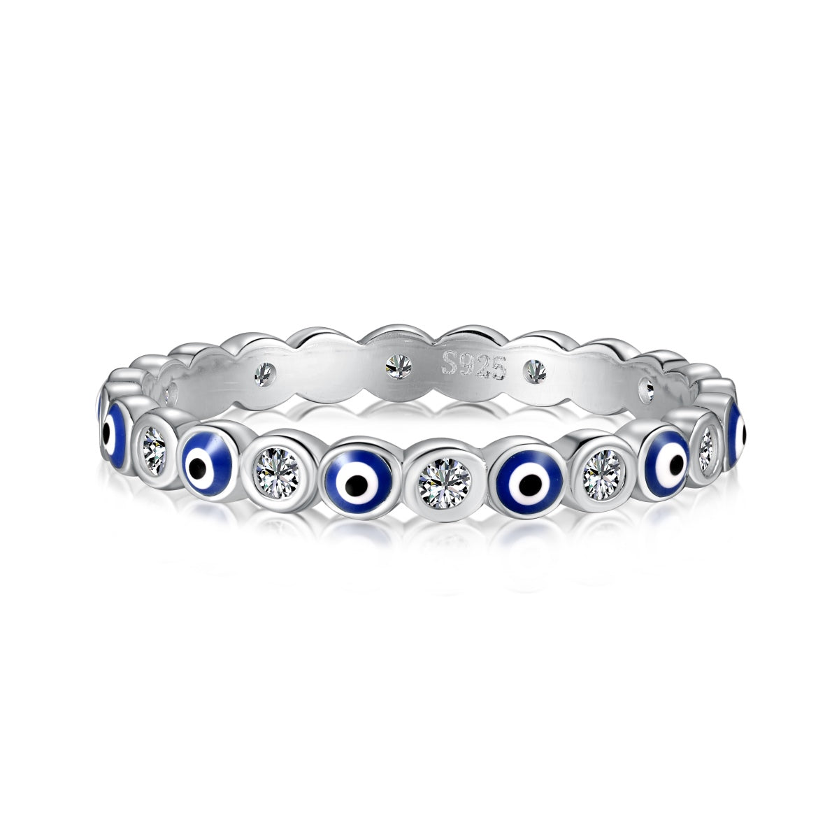 [Luxe Jewelry]Sparkling Vibrant Round Shape Daily Ring