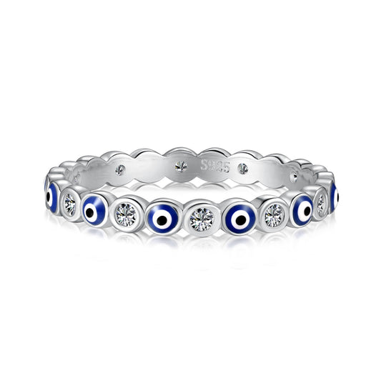 [Luxe Jewelry]Sparkling Vibrant Round Shape Daily Ring