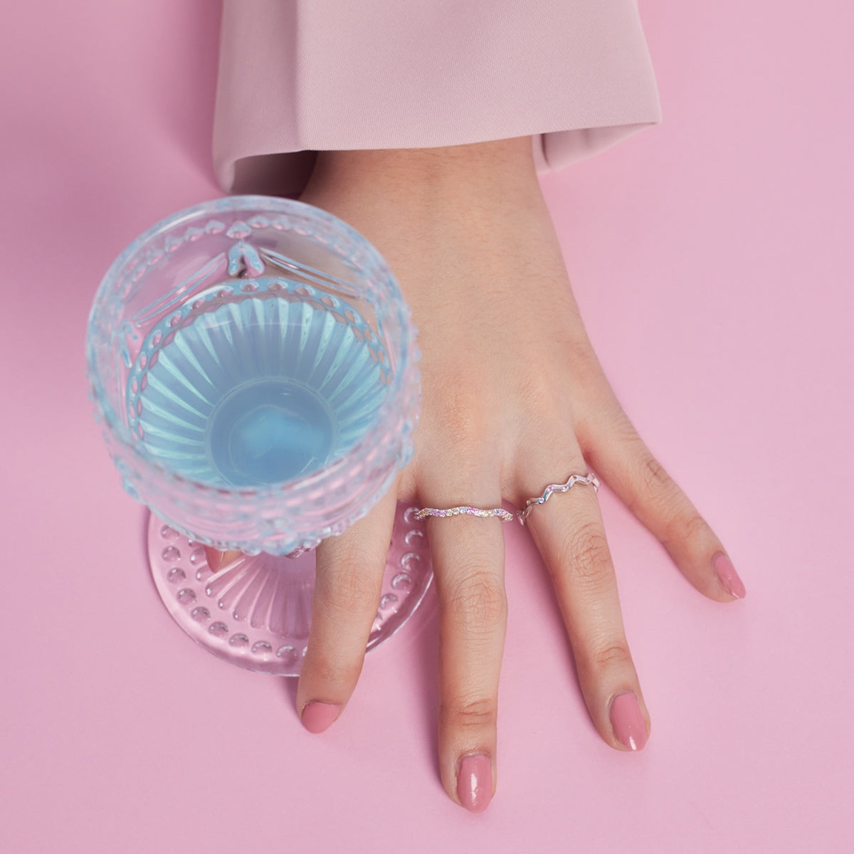 [Luxe Jewelry]Ornate Vibrant Round Cut Daily Ring