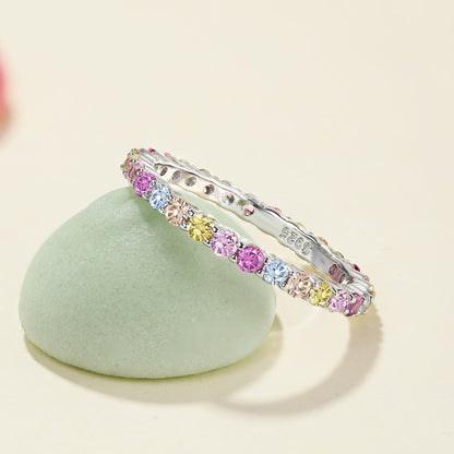 [Luxe Jewelry]Elegant Vivid Round Cut Daily Ring