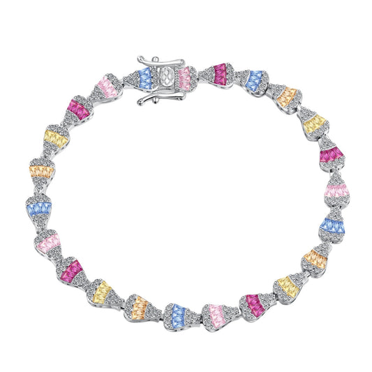 [Luxe Jewelry]Radiant Water Drop Shape Daily Bracelet