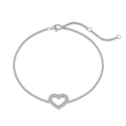 [Luxe Jewelry]Heart Shape Lover Bracelet