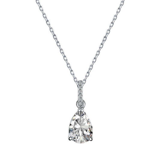 [Luxe Jewelry]Delicate Water Drop Shape Fashion Necklace