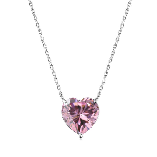 [Luxe Jewelry]6.0 carat Radiant Heart Shape Necklace