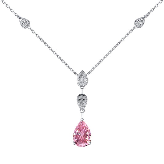 [Luxe Jewelry]Dazzling Pear Cut Necklace
