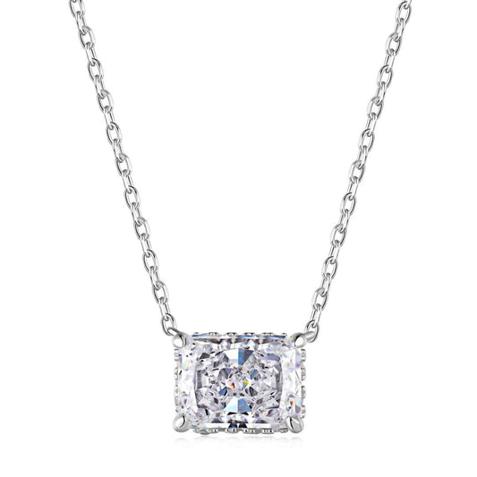 [Luxe Jewelry]Luxurious Square Shape Colorful Necalack