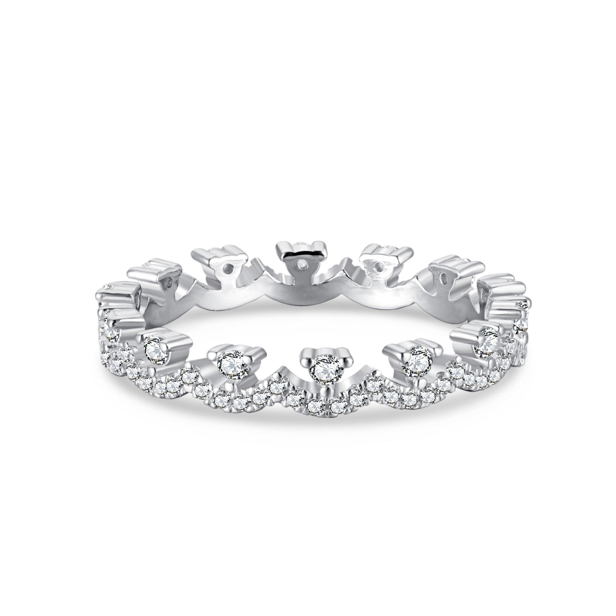 [Luxe Jewelry]Elegant Resplendent Round Shape Party Ring