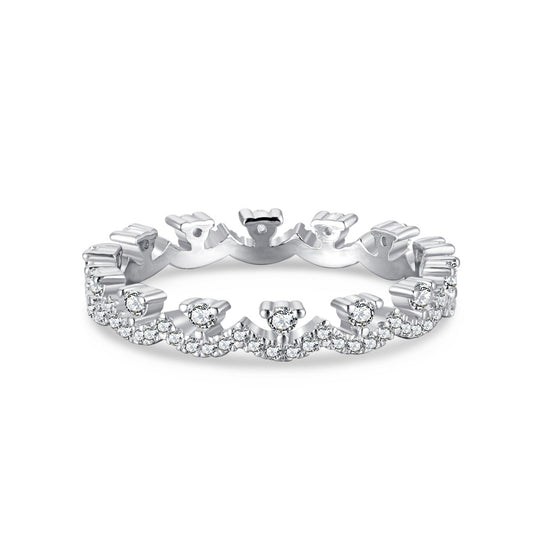 [Luxe Jewelry]Elegant Resplendent Round Shape Party Ring