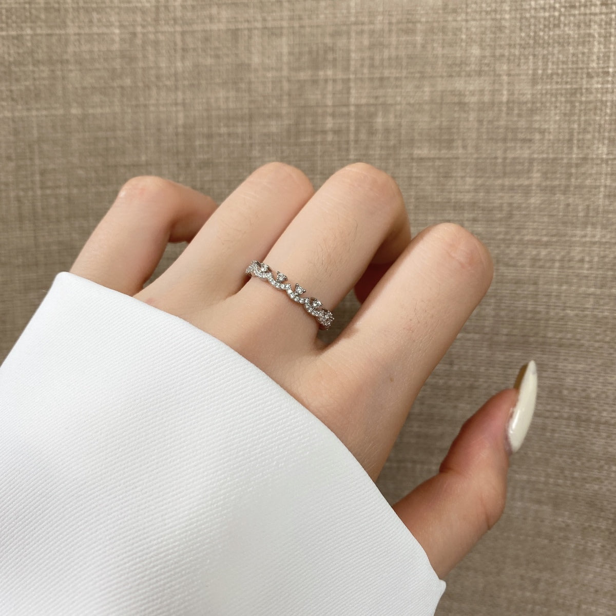 [Luxe Jewelry]Elegant Resplendent Round Shape Party Ring