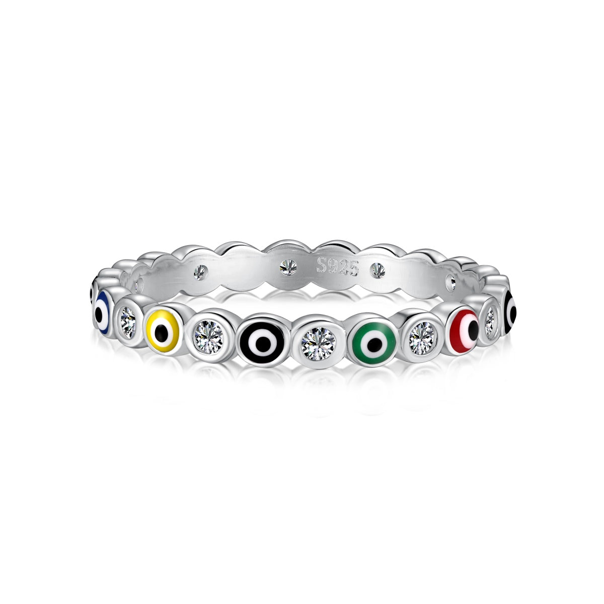 [Luxe Jewelry]Sparkling Vibrant Round Shape Daily Ring