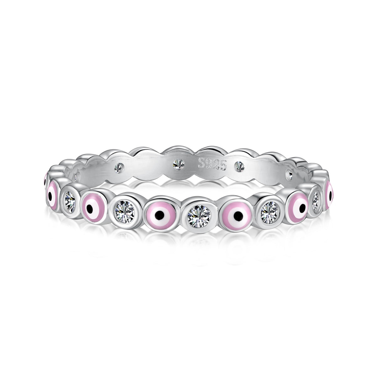 [Luxe Jewelry]Sparkling Vibrant Round Shape Daily Ring