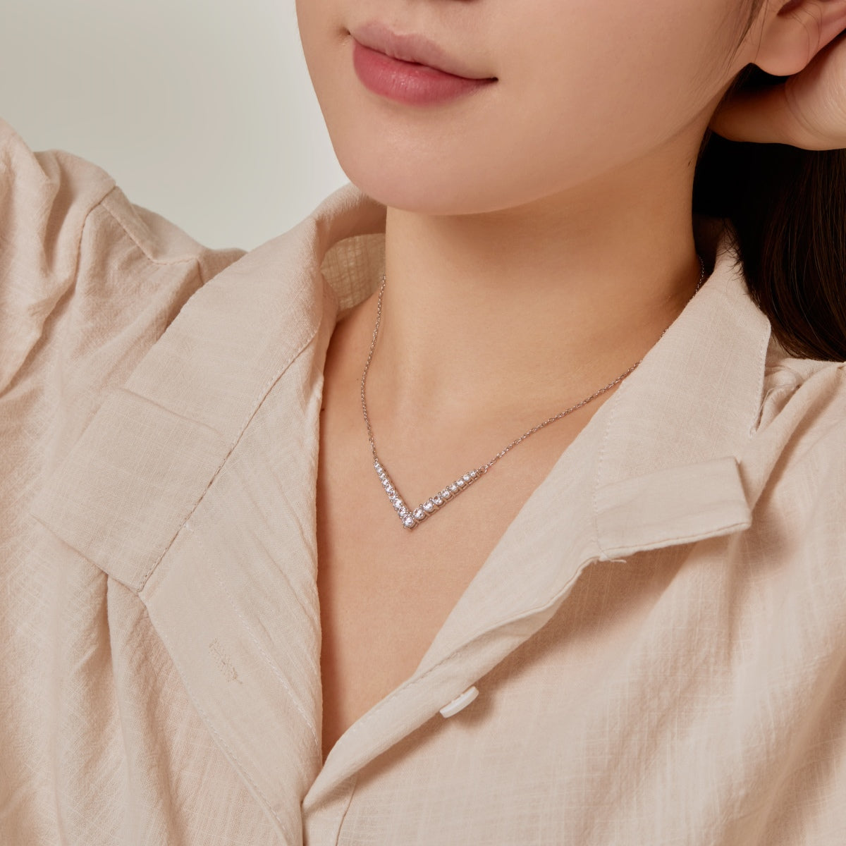 [Luxe Jewelry]Ornate Round Cut Necklace