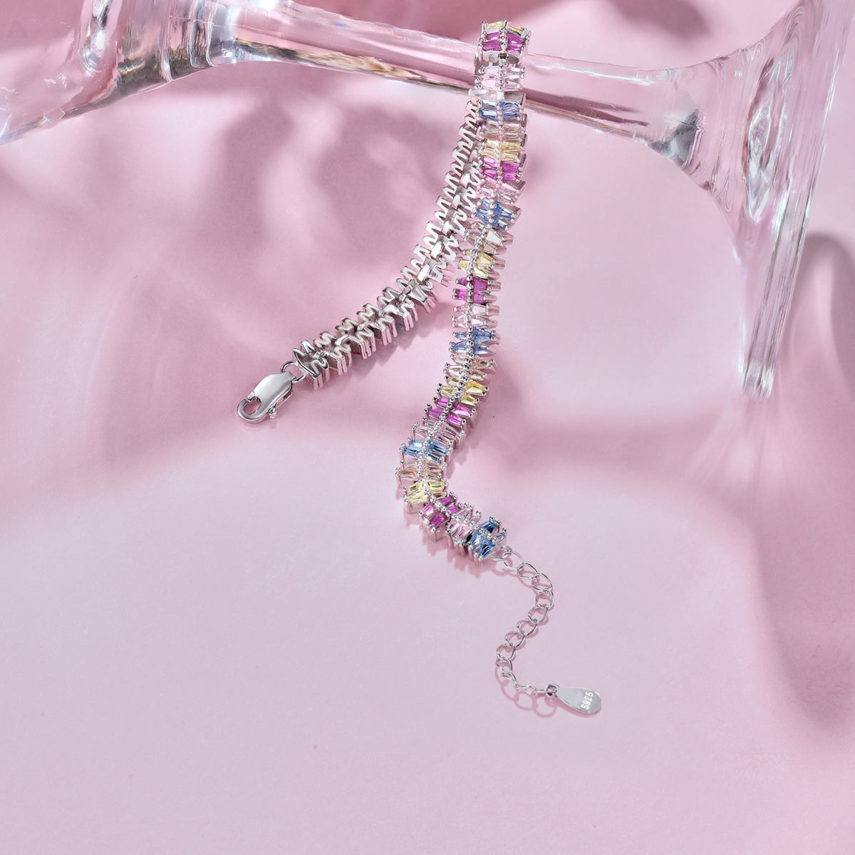 [Luxe Jewelry]Sparkling Exquisite Multi Cut Party Bracelet