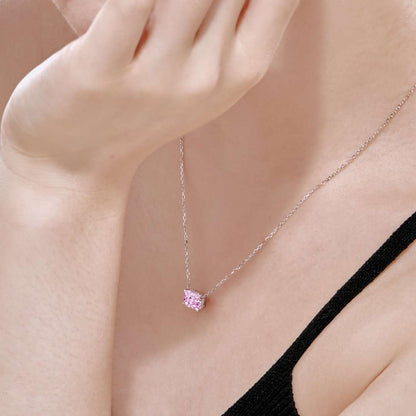 [Luxe Jewelry]Luxurious Square Shape Colorful Necalack