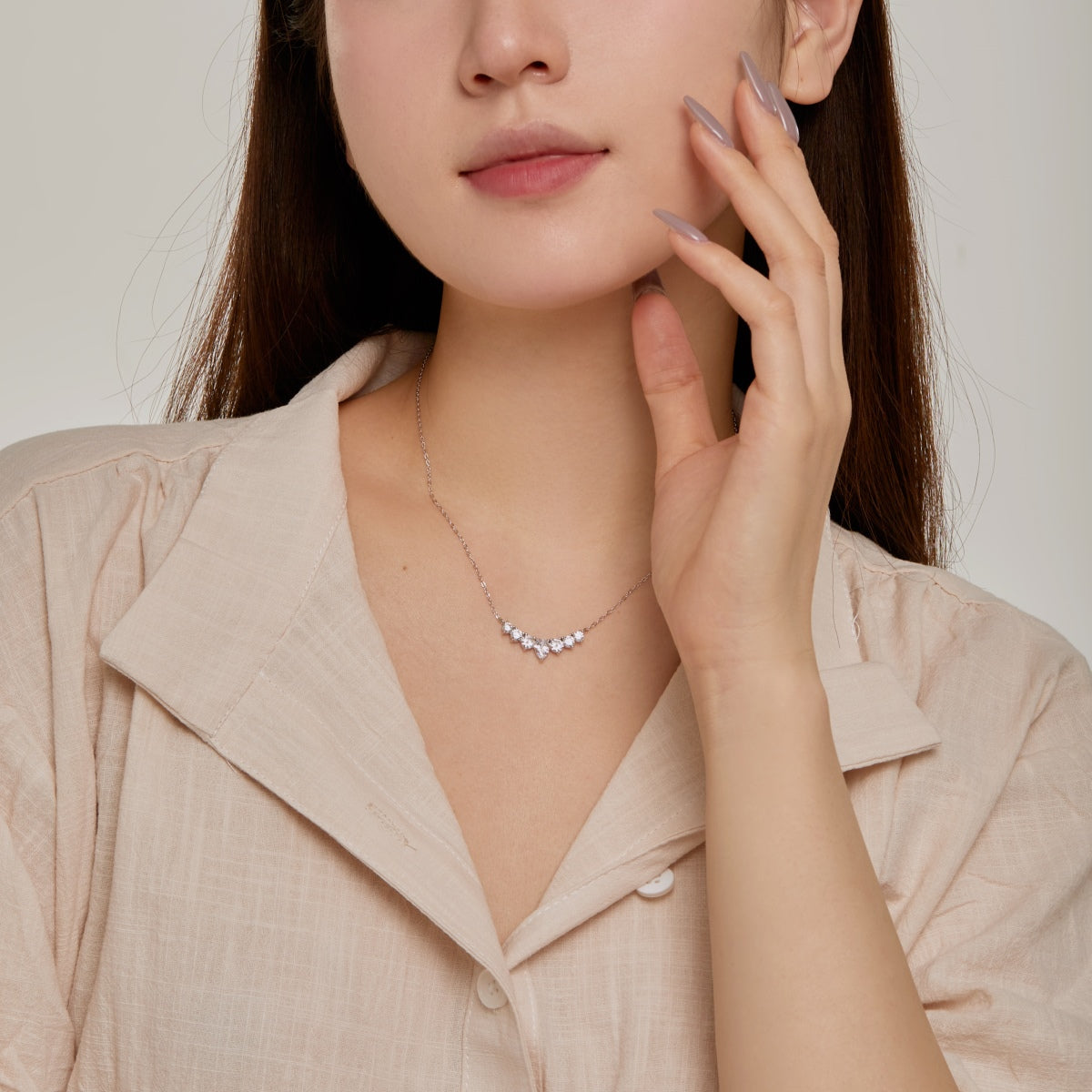 [Luxe Jewelry]Dainty Colorful Heart Necklace