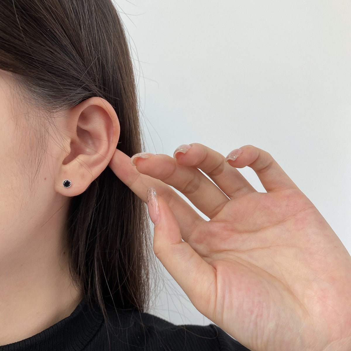 [Luxe Jewelry]Sparkling Colorful Round Shape Earrings