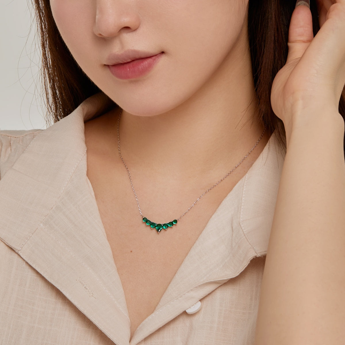 [Luxe Jewelry]Dainty Colorful Heart Necklace
