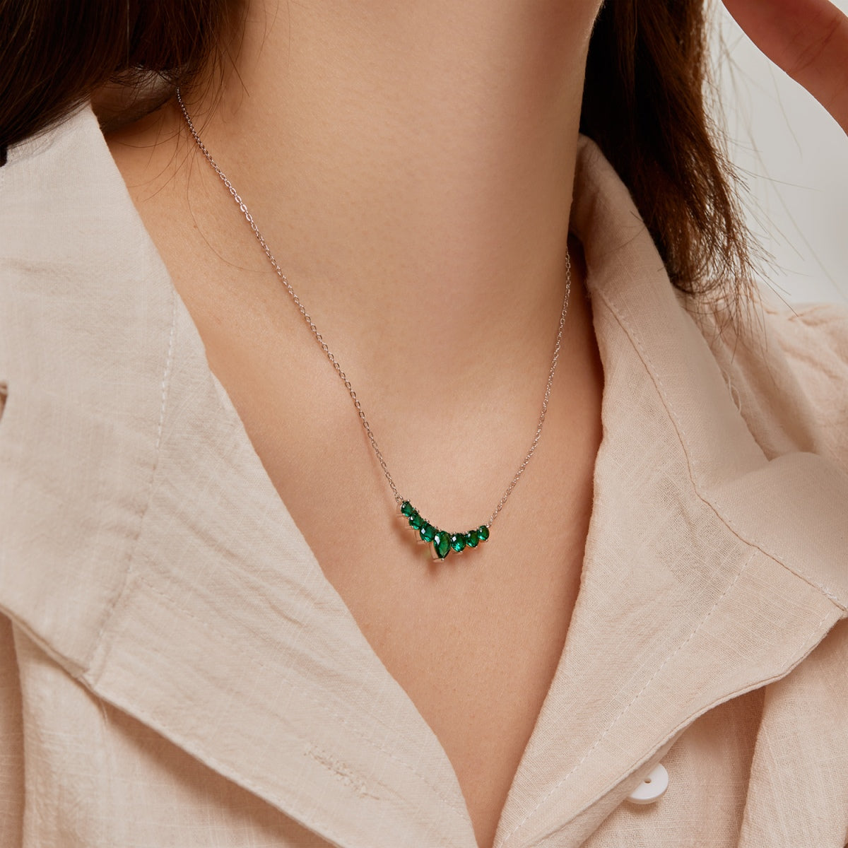 [Luxe Jewelry]Dainty Colorful Heart Necklace