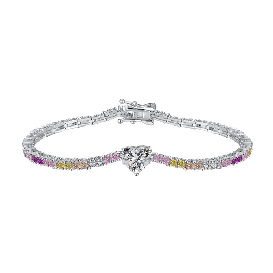 [Luxe Jewelry]Delicate Romantic Heart Shape Lover Bracelet