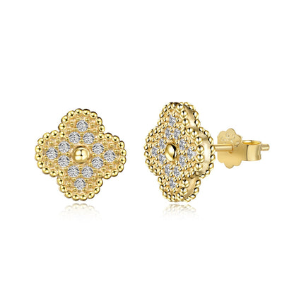 [Luxe Jewelry]Four Leaf Clover Fashion Earrings