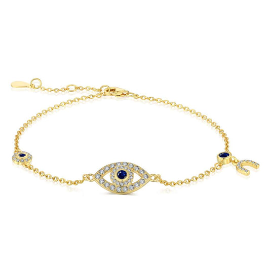 [Luxe Jewelry]Dainty Eye Shape Necklace