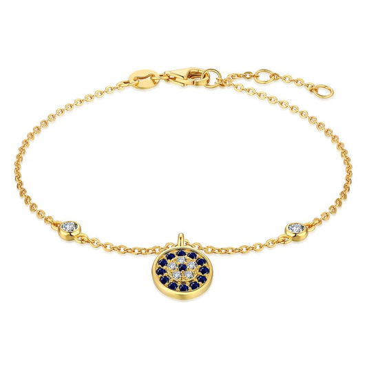 [Luxe Jewelry]Devil's Eye Round Shape Bracelet