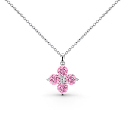 [Luxe Jewelry]Four-Leaf Clover And Eight-Pointed Star Necklace