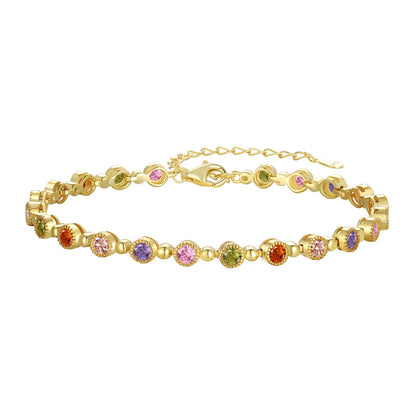 [Luxe Jewelry]Sparkling Exquisite Round Cut Party Bracelet