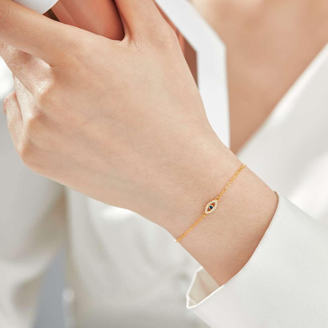 [Luxe Jewelry]Evil Eye Shape Necklace