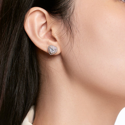 [Luxe Jewelry]Dazzling Heart Shape Lover Earrings