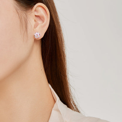 [Luxe Jewelry]Ornate Colorful Octagon Shape Daily Earrings