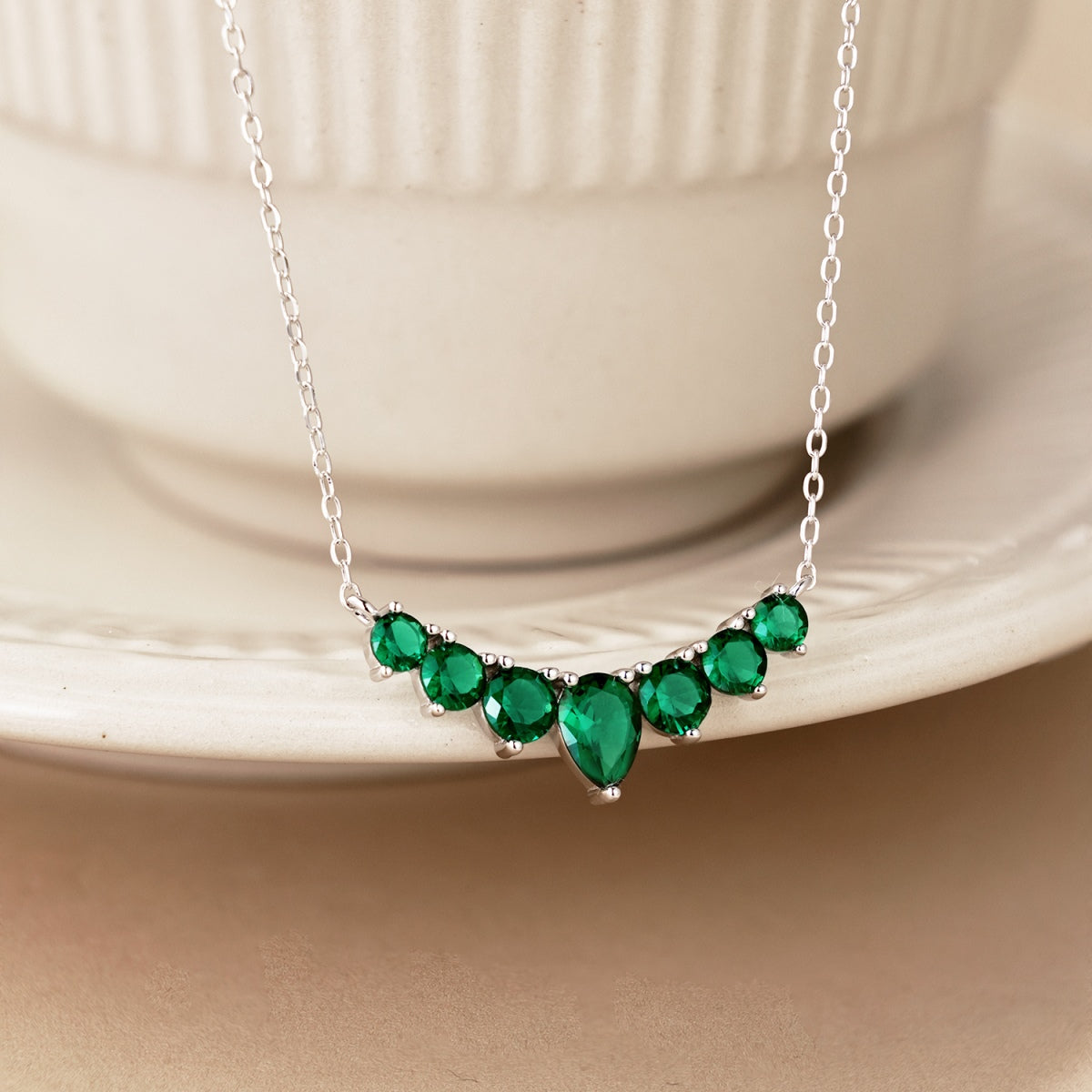 [Luxe Jewelry]Dainty Colorful Heart Necklace
