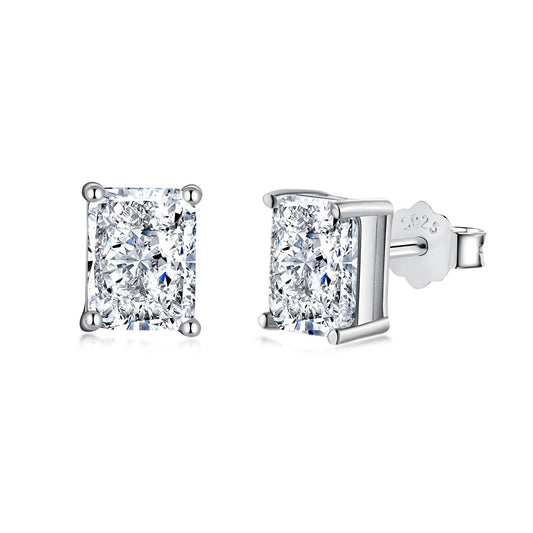[Luxe Jewelry]Radiant Luxurious Princess Cut Daily Earrings