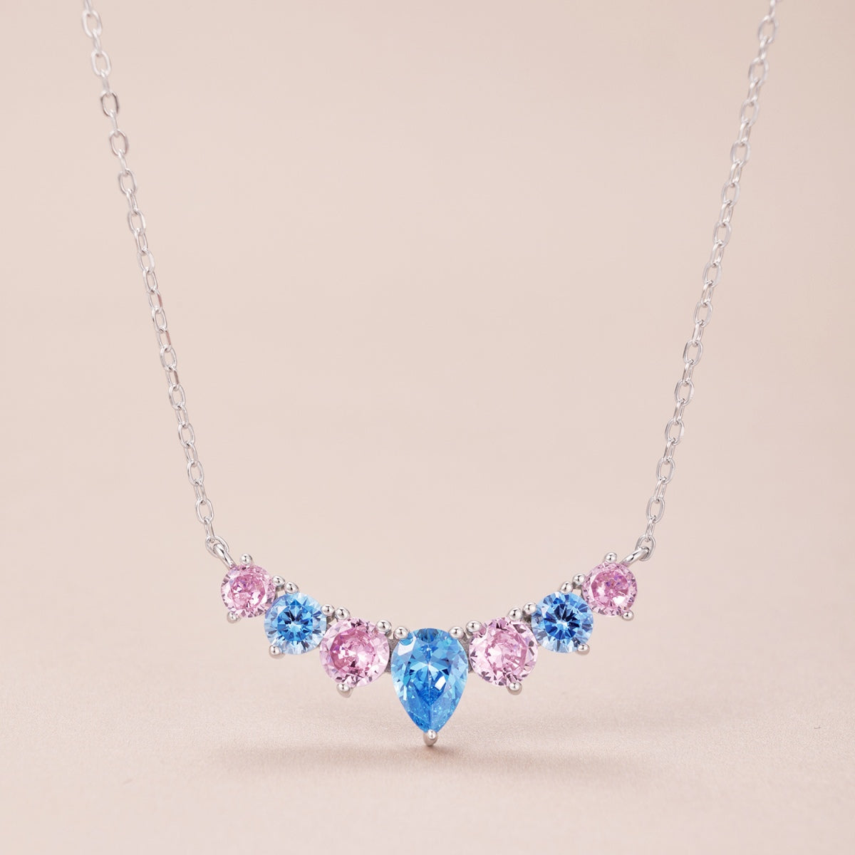 [Luxe Jewelry]Dainty Colorful Heart Necklace