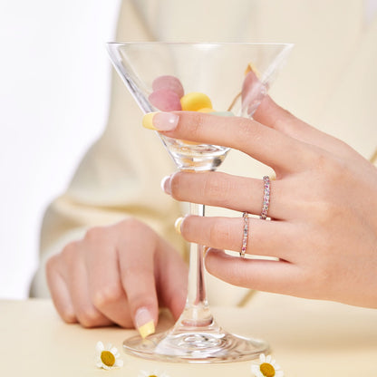 [Luxe Jewelry]Dainty Ebullient Round Cut Daily Ring