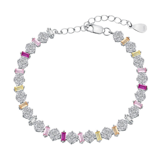 [Luxe Jewelry]Radiant Colorful Round Shape Daily Bracelet