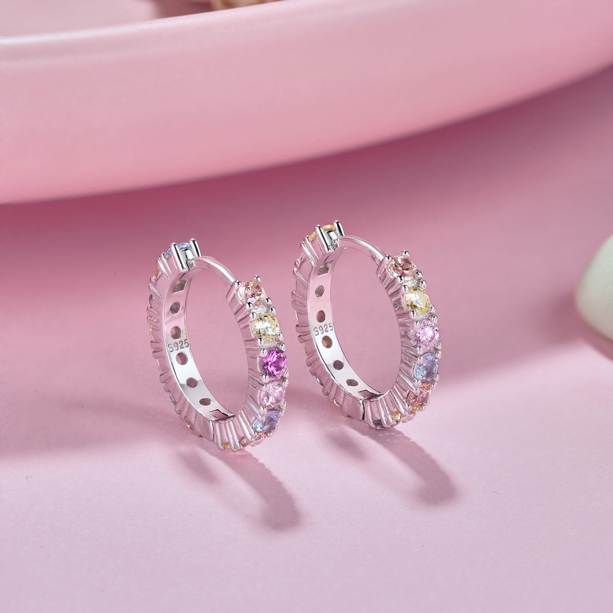 [Luxe Jewelry]Radiant Colorful Round Cut Earrings