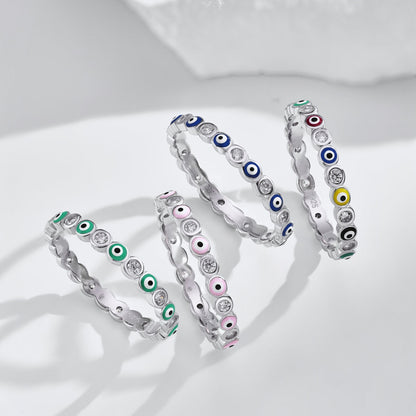 [Luxe Jewelry]Sparkling Vibrant Round Shape Daily Ring