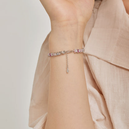 [Luxe Jewelry]Unique Colorful Flower Shape Daily Bracelet