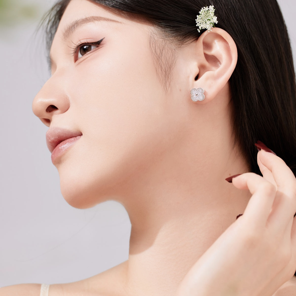 [Luxe Jewelry]Four Leaf Clover Fashion Earrings