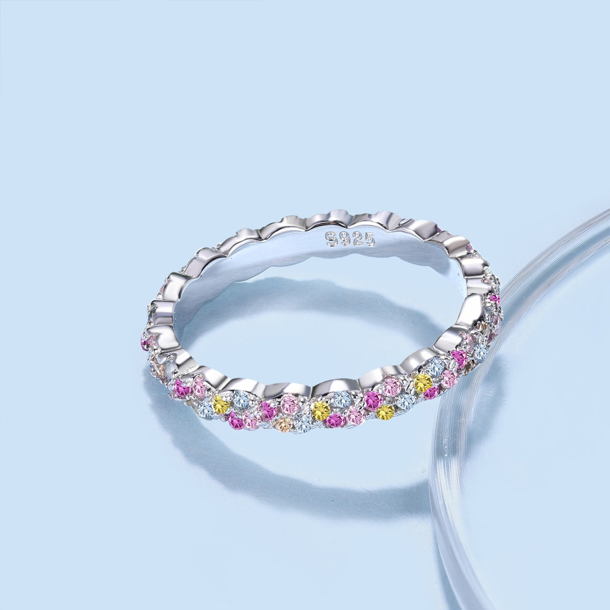 [Luxe Jewelry]Dainty Ebullient Round Cut Daily Ring