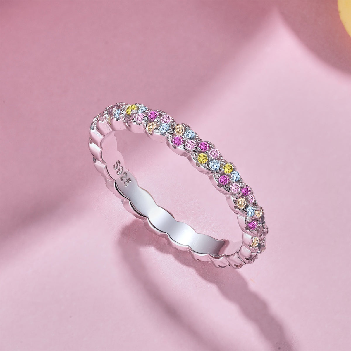 [Luxe Jewelry]Dainty Ebullient Round Cut Daily Ring